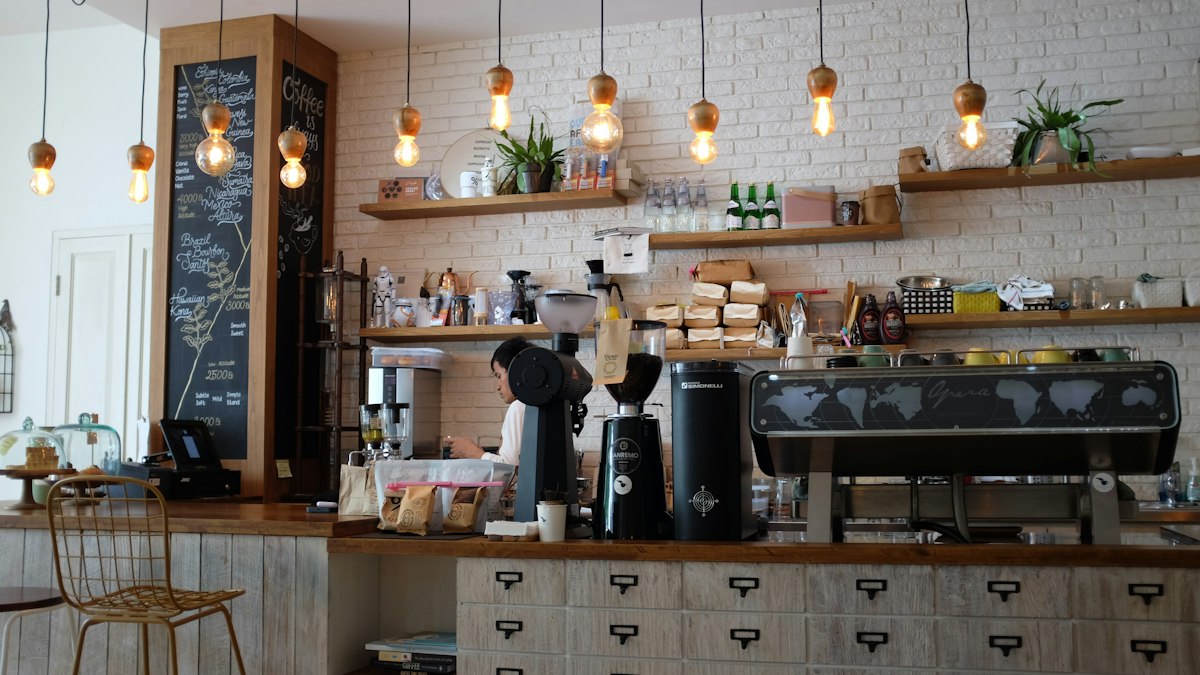 La barra de Café Nómada