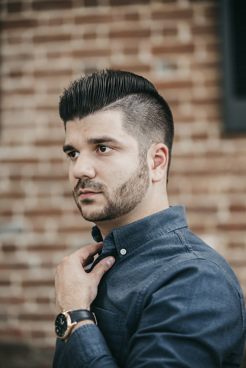 Corte y peinado para caballero